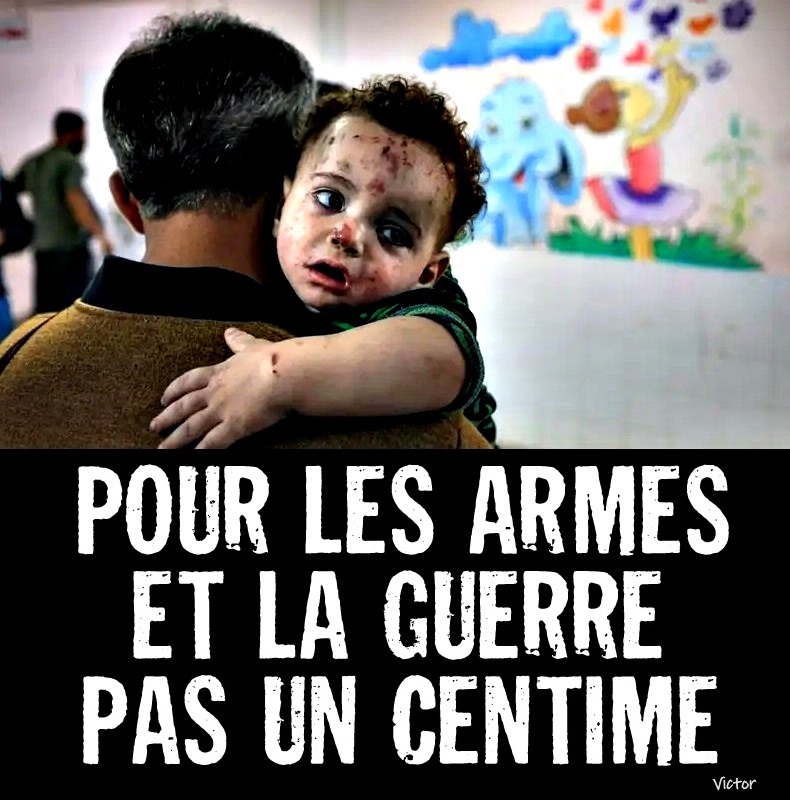 Pour les armes et la guerre pas un centime.jpg